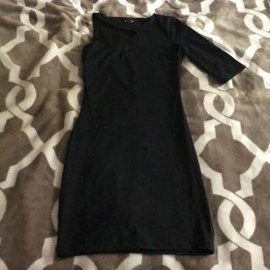 Bebe one-shoulder mini dress